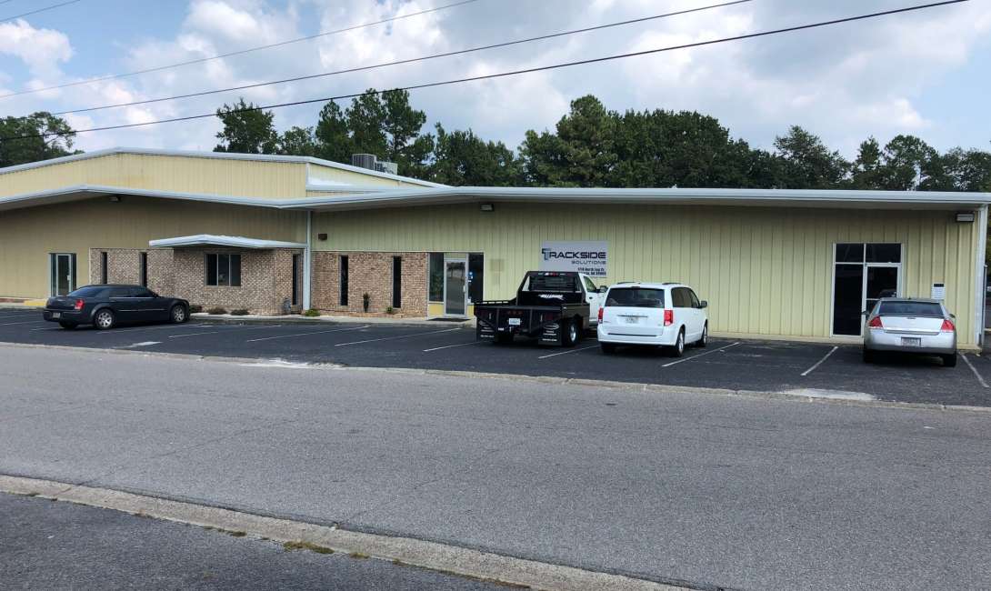 The exterior view of the Trackside Augusta location.