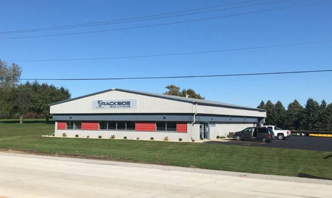 Trackside Horicon shop location, showing the signage.