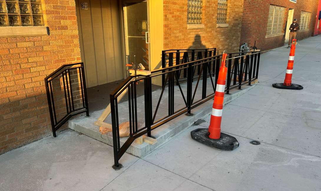 Example of railing from Trackside.